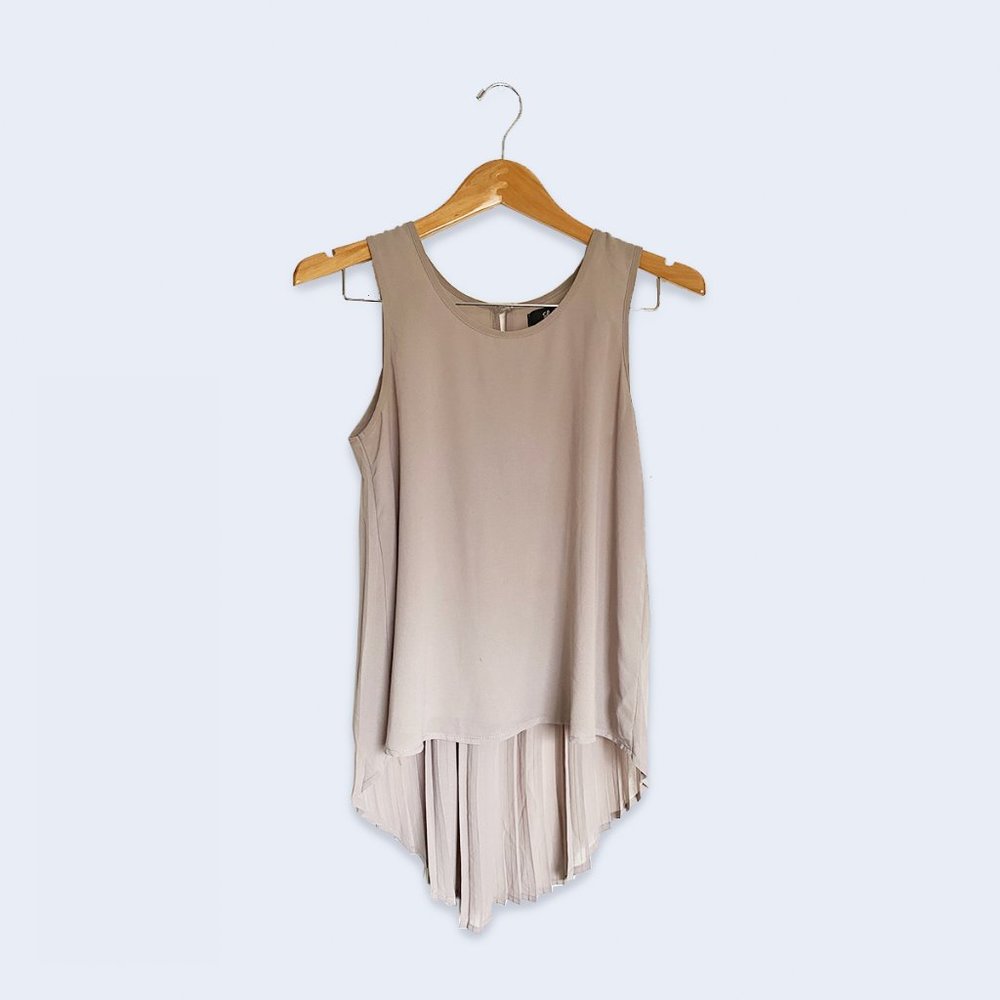 LULUS Flowy High Low Tank Top Blouse
